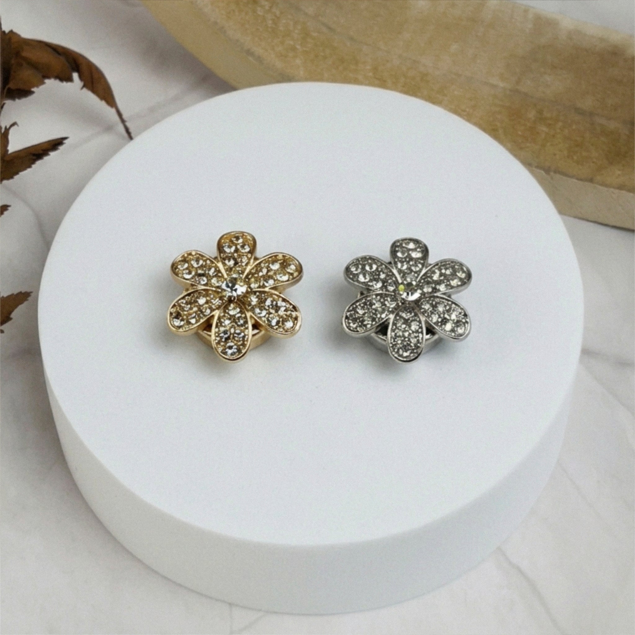 Adele | Set Polsini | 2 Bottoni Gioiello