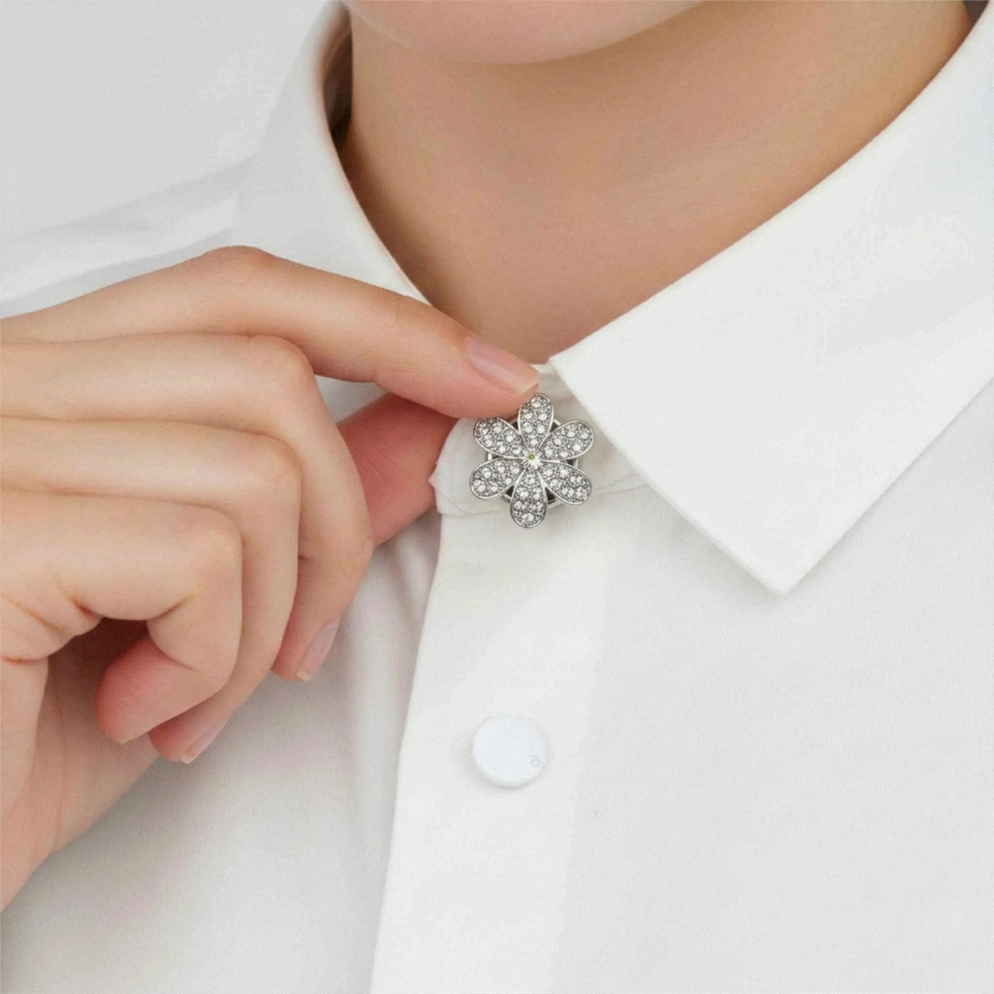 Adele | Set Camicia | 5 Bottoni Gioiello