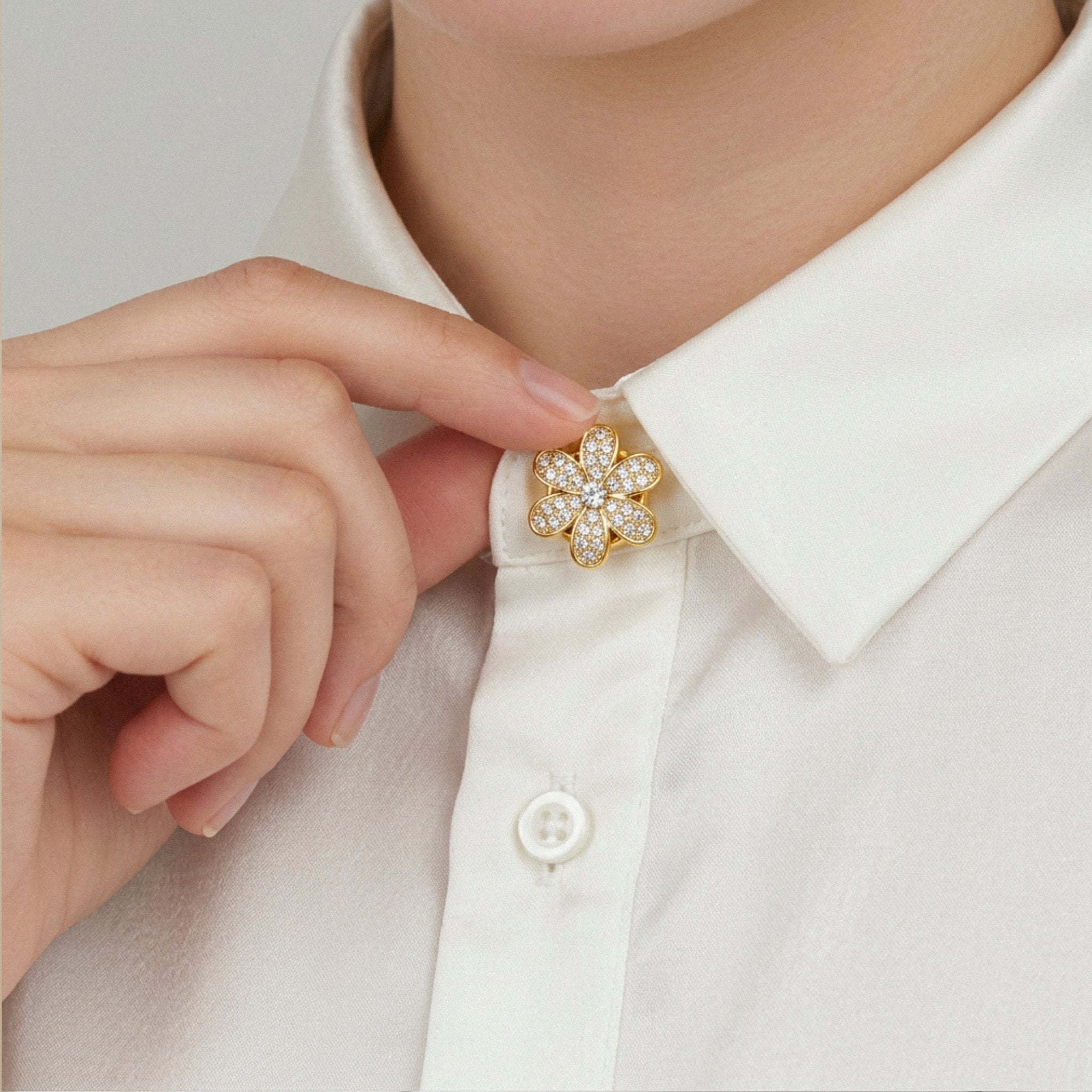 Adele | Set Polsini | 2 Bottoni Gioiello