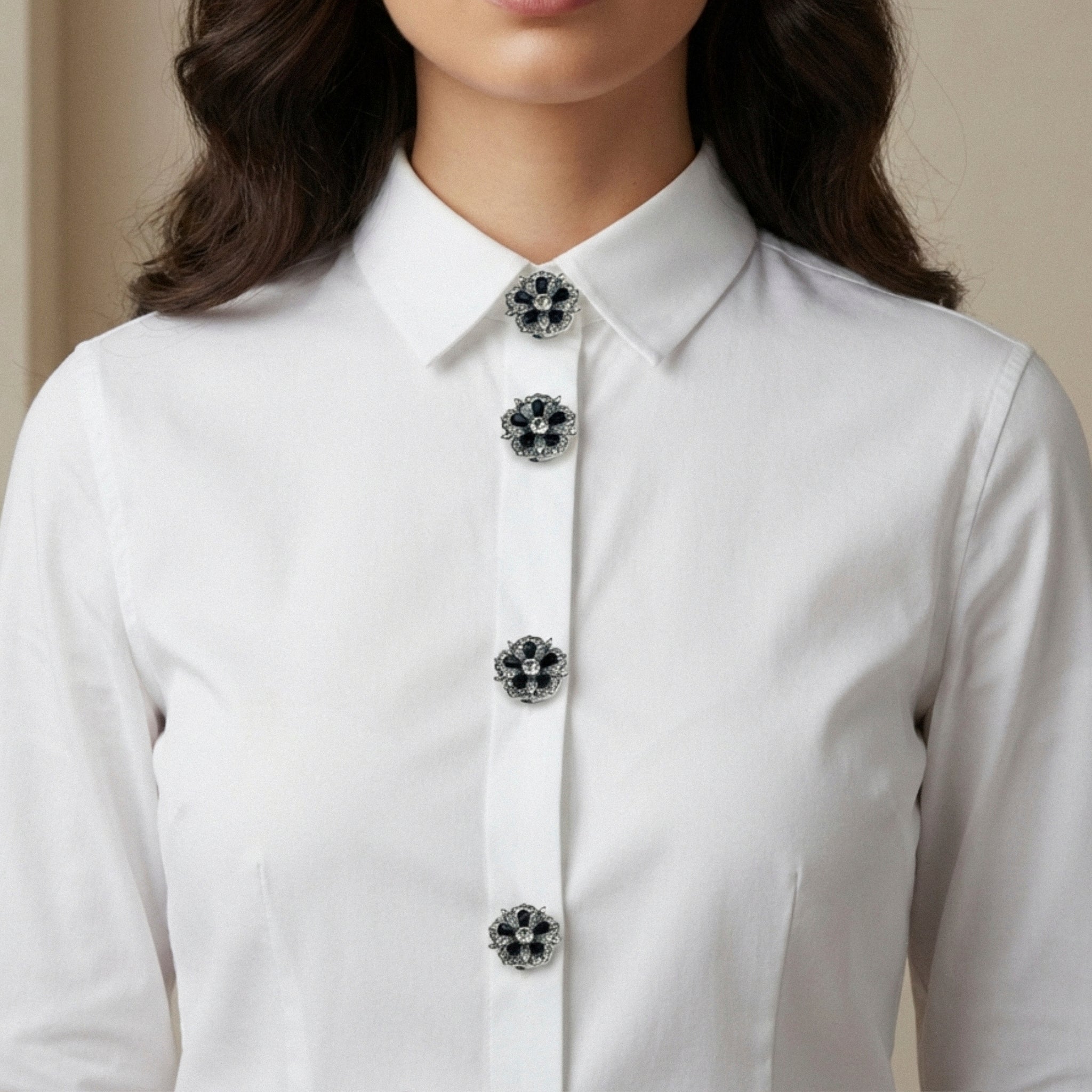 Arianna | Set Polsini | 2 Bottoni Gioiello