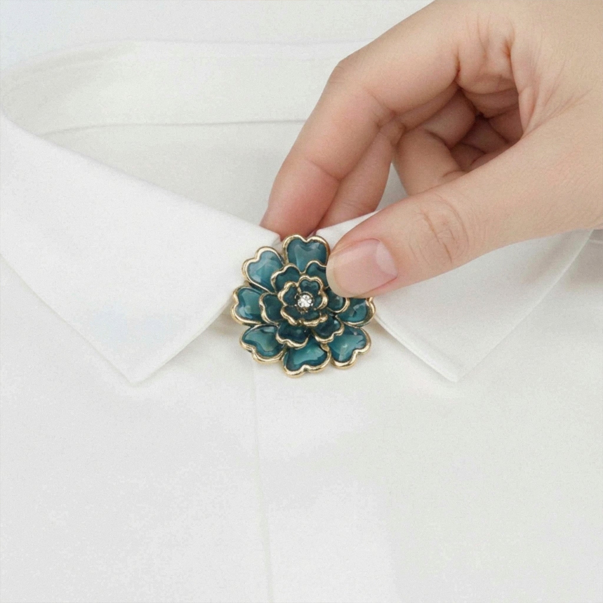 Camelia | Set Polsini | 2 Bottoni Gioiello