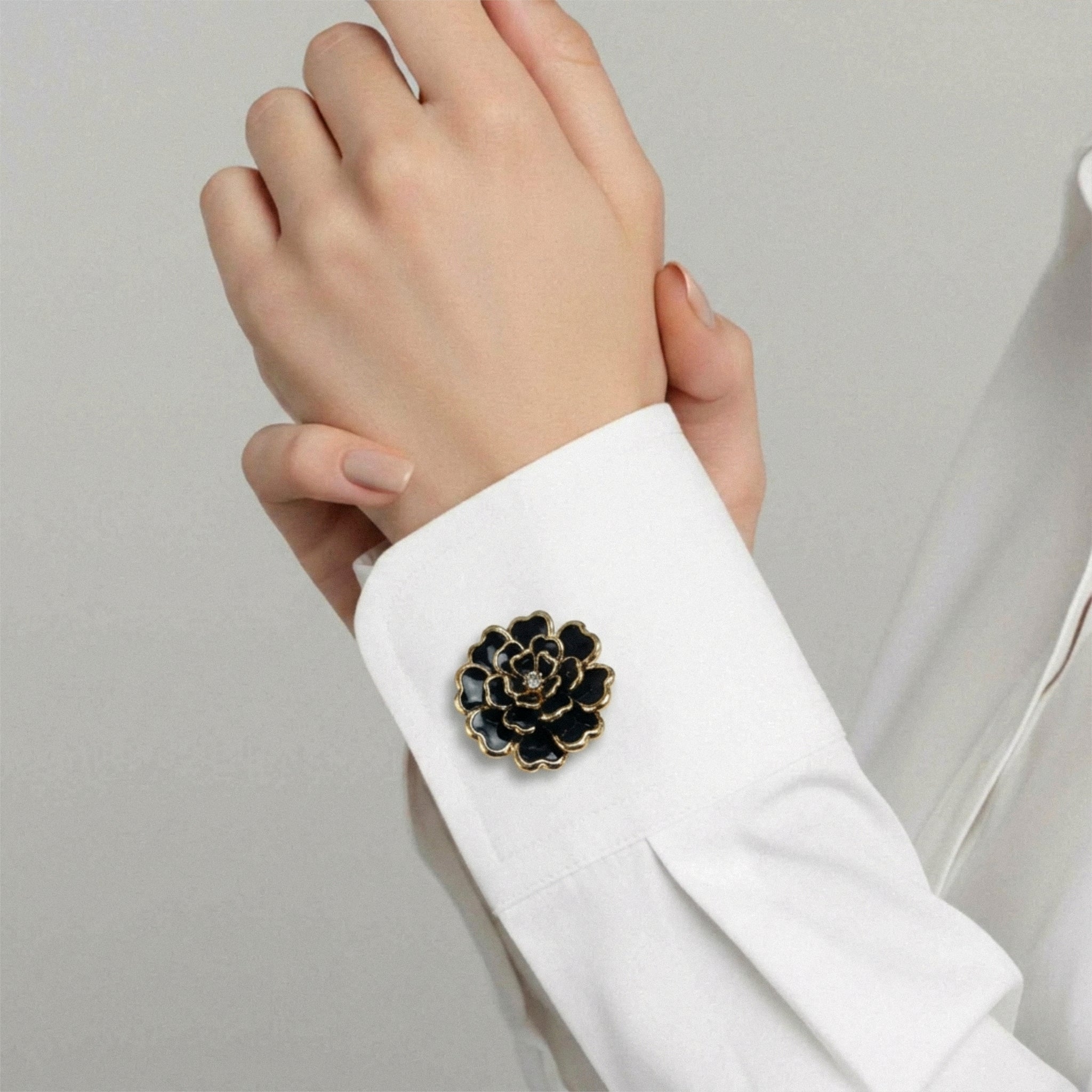 Camelia | Set Polsini | 2 Bottoni Gioiello