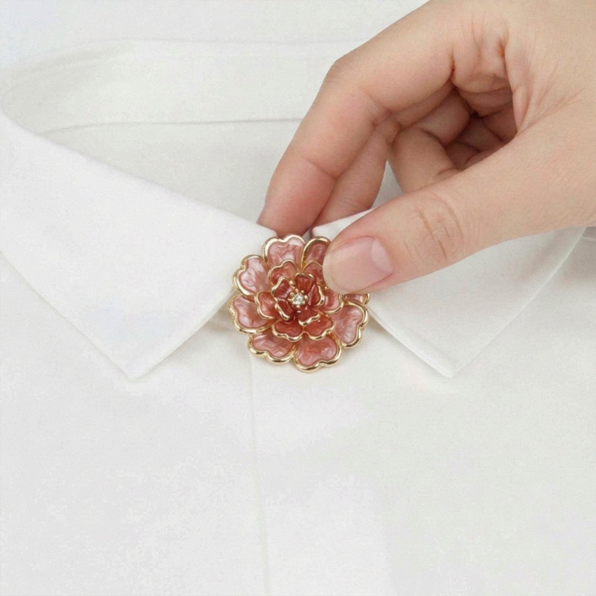 Camelia | Set Polsini | 2 Bottoni Gioiello