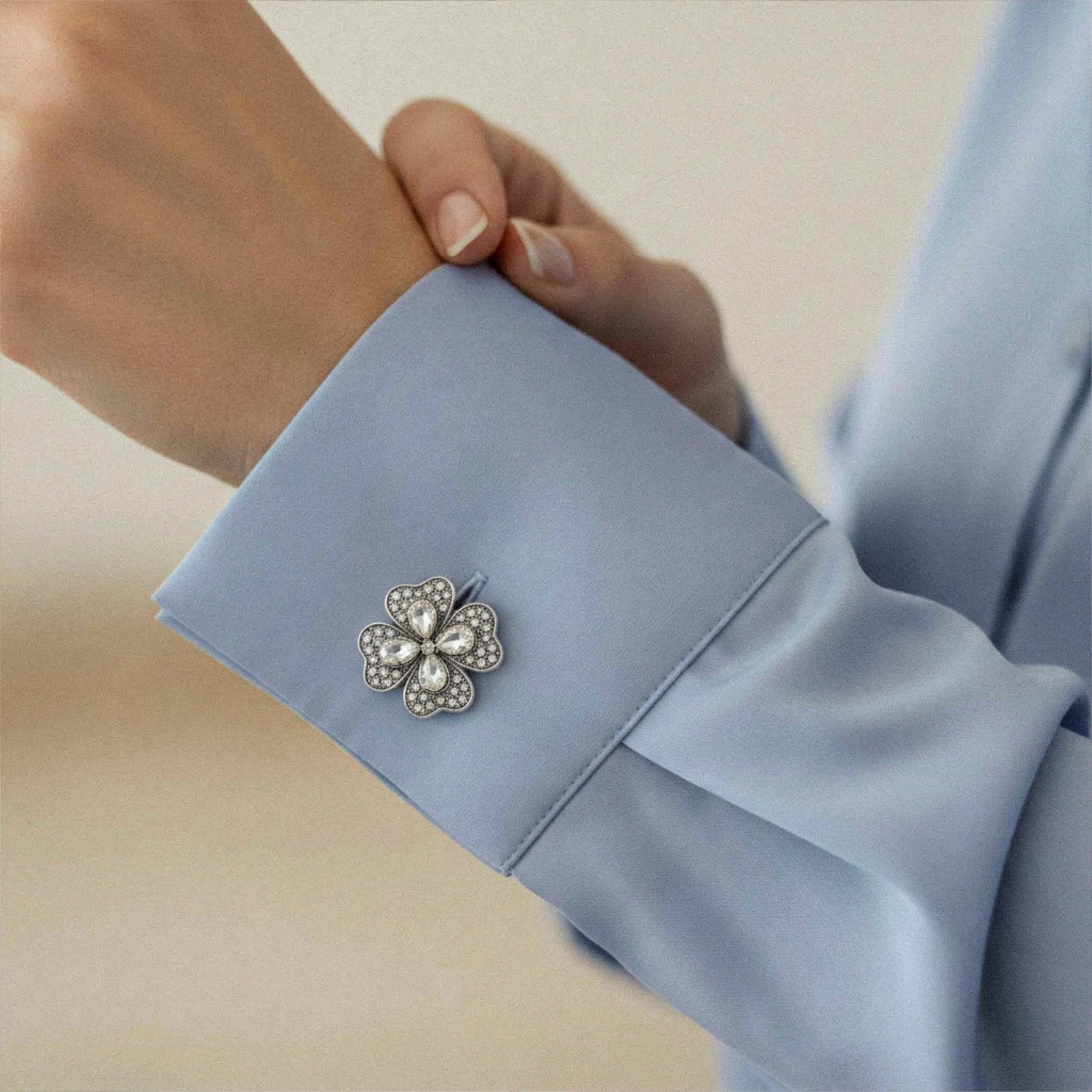 Felicia | Set Polsini | 2 Bottoni Gioiello