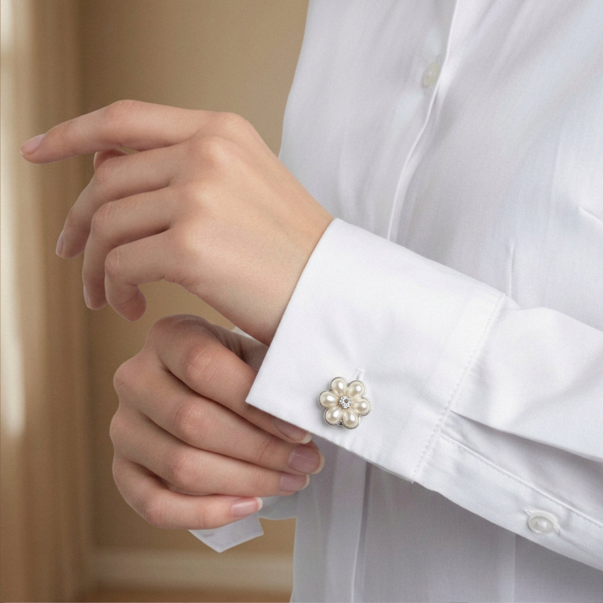 Incanto | Set Coppia Unica | 2 Bottoni Gioiello Diversi