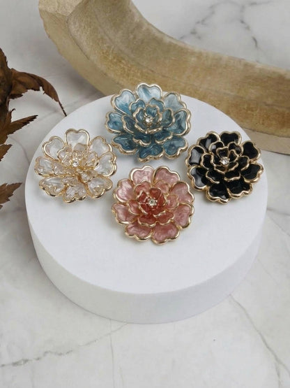 Camelia | Set Polsini | 2 Bottoni Gioiello